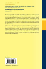 The Mathematics of Mechanobiology The Mathematics of Mechanobiology