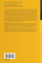 Statistical Analysis of Microbiome Data Statistical Analysis of Microbiome Data