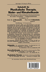 Kurorte- Und Heilquellenkunde