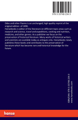 Odes and other Poems Odes and other Poems