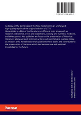 An Essay on the Demoniacs of the New Testament