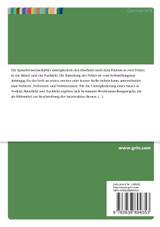 Die Wortstellung im Deutschen Die Wortstellung im Deutschen