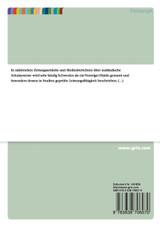 Förderung in einer schwedischen Grundschule - Die Stölletskolan im Fokus