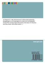Der Terroranschlag in Madrid 2004. Eine vergleichende Analyse der internationalen Berichterstattung Der Terroranschlag in Madrid 2004. Eine vergleichende Analyse der internationalen Berichterstattung