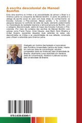 A escrita descolonial de Manoel Bomfim A escrita descolonial de Manoel Bomfim