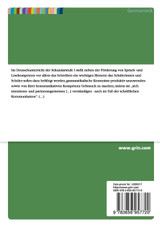 Kreatives Schreiben im Deutschunterricht der Klasse 8 Kreatives Schreiben im Deutschunterricht der Klasse 8