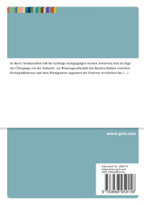 Wissen = Macht (?). Eine Analyse der Machtverhältnisse zwischen Management und Wissensarbeitern Wissen = Macht (?). Eine Analyse der Machtverhältnisse zwischen Management und Wissensarbeitern