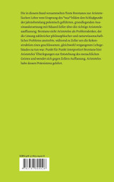 Aristoteles Lehre vom Ursprung des menschlichen Geistes