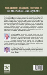 Management of Natural Resource for Sustainable Development Management of Natural Resource for Sustainable Development