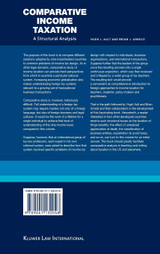 Comparative Income Taxation. a Structural Analysis- 3rd Edition