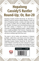 Hopalong Cassidy'S Rustler Round-Up; Or, Bar-20 Hopalong Cassidy'S Rustler Round-Up; Or, Bar-20