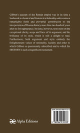 The History Of The Decline And Fall Of The Roman Empire - Vol 1 The History Of The Decline And Fall Of The Roman Empire - Vol 1