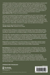 A Student Guide to Writing an Undergraduate Psychology Honors Thesis A Student Guide to Writing an Undergraduate Psychology Honors Thesis