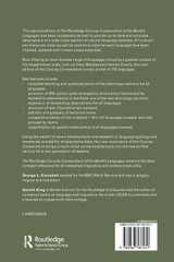The Routledge Concise Compendium of the World's Languages The Routledge Concise Compendium of the World's Languages