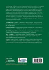 High Leverage Practices for Inclusive Classrooms High Leverage Practices for Inclusive Classrooms