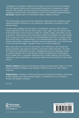 Transatlantic Relations Transatlantic Relations