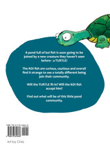 A Turtle in a Koi Pond