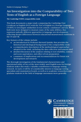 An Investigation Into the Comparability of Two Test of English as a Foreign Language