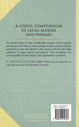 Latin for Lawyers. Containing Latin for Lawyers. Containing