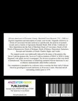 African-Americans in Worcester County, Maryland Court Records 1742-1800
