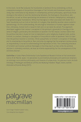 The Problem of Political Foundations in Carl Schmitt and Emmanuel Levinas