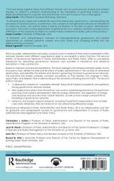 Governance Networks in Public Administration and Public Policy Governance Networks in Public Administration and Public Policy