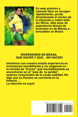 INVERSIONES EN BRASIL QUE HACER Y QUE... NO HACER! INVERSIONES EN BRASIL QUE HACER Y QUE... NO HACER!