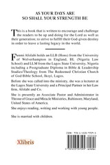 As Your Days Are So Shall Your Strength Be