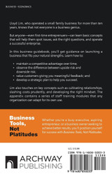 Business Tools, Not Platitudes