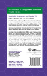 Sustainable Development and Planning VIII