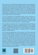 Port Development and Commodity Potential