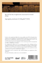 Recueil des lois et règlements concernant le Conseil d'Etat Recueil des lois et règlements concernant le Conseil d'Etat