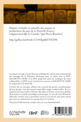 Histoire véritable et naturelle des moeurs et productions du pays de la Nouvelle-France