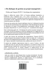 Du dialogue de gestion au projet managérial
