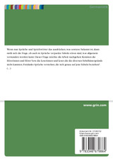 Fabeln in "Die Bescheidenheit" von Freidank Fabeln in "Die Bescheidenheit" von Freidank