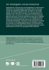 Der Gesetzgeber und die Gentechnik Der Gesetzgeber und die Gentechnik