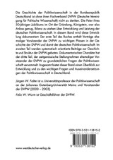 Politikwissenschaft in der Bundesrepublik Deutschland Politikwissenschaft in der Bundesrepublik Deutschland