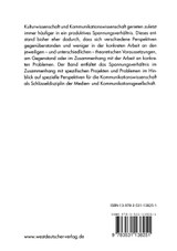 Kulturwissenschaft als Kommunikationswissenschaft Kulturwissenschaft als Kommunikationswissenschaft