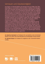 Vertrauen und Glaubwürdigkeit Vertrauen und Glaubwürdigkeit