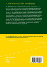 Politik und Wirtschaft unterrichten Politik und Wirtschaft unterrichten