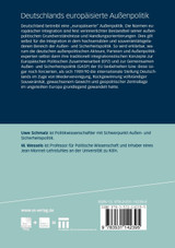 Deutschlands europäisierte Außenpolitik Deutschlands europäisierte Außenpolitik