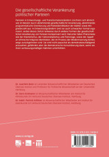 Die gesellschaftliche Verankerung politischer Parteien