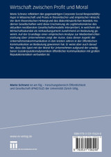 Wirtschaft zwischen Profit und Moral