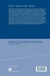 Politik - Wissenschaft - Medien Politik - Wissenschaft - Medien