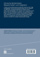 Ethnische Minderheiten, Massenmedien und Integration Ethnische Minderheiten, Massenmedien und Integration