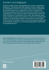 Erinnern und Vergessen Erinnern und Vergessen