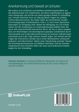 Anerkennung Und Gewalt an Schulen Anerkennung Und Gewalt an Schulen