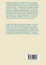 Theorien der Unterentwicklung und Entwicklungsstrategien Theorien der Unterentwicklung und Entwicklungsstrategien