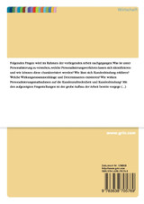 Electronic Customer Relationship Marketing (eCRM). Kundenbindung im Internet durch Personalisierung Electronic Customer Relationship Marketing (eCRM). Kundenbindung im Internet durch Personalisierung