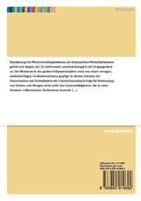 Mikroökonomie - Die Analyse der unvollkommenen Konkurrenz